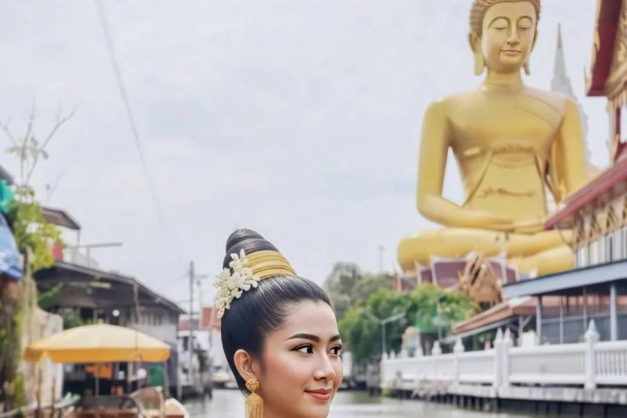 Private Big Buddha-Artist's House-Klong Bang Luang-Wat Khun Chan-Wat Nang Chi by Long tail Boat 1 Hour For 1 Pax